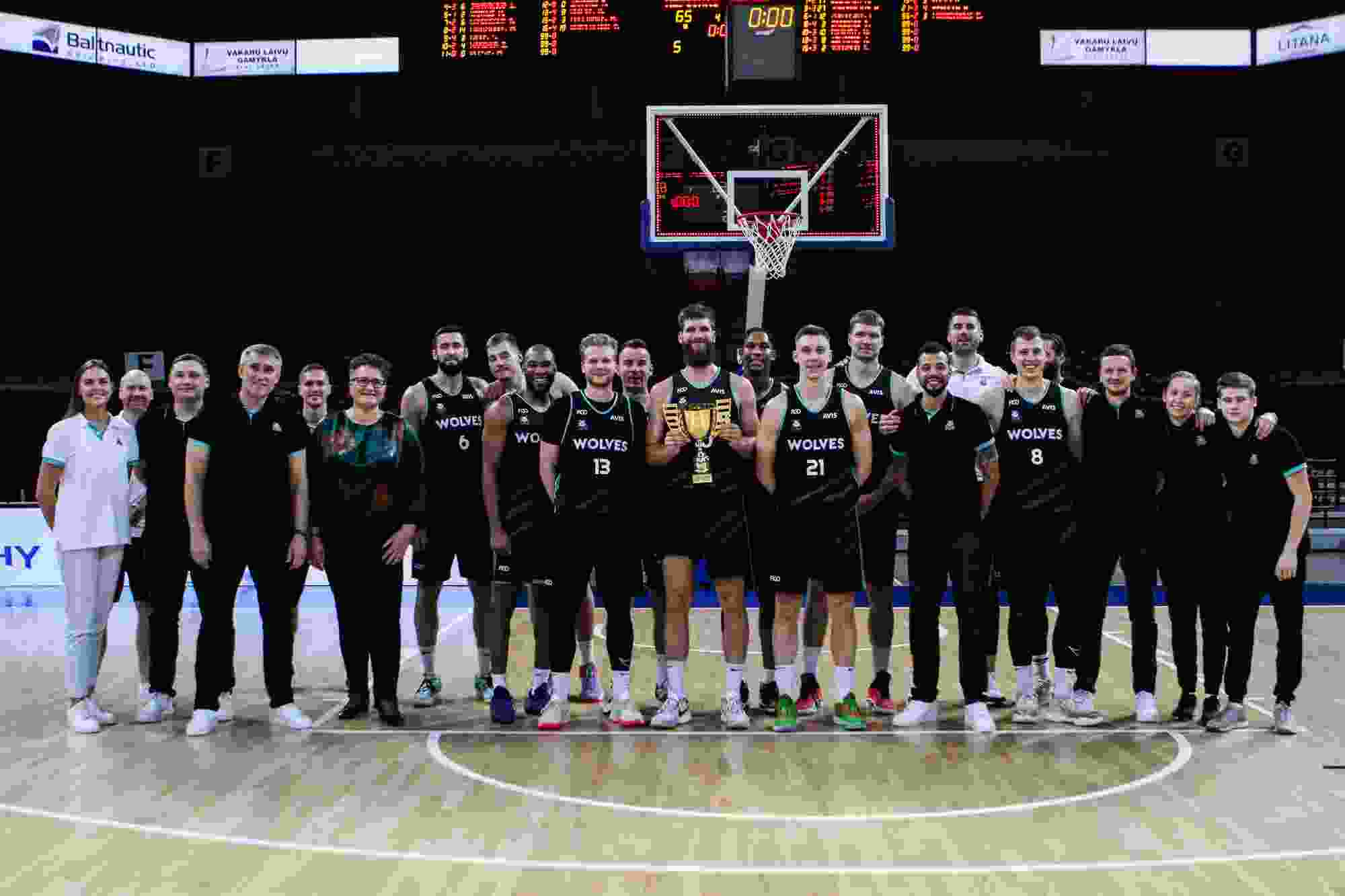 „Wolves“ pasirengimą sezonui užbaigė iškovodami V. Garasto taurę