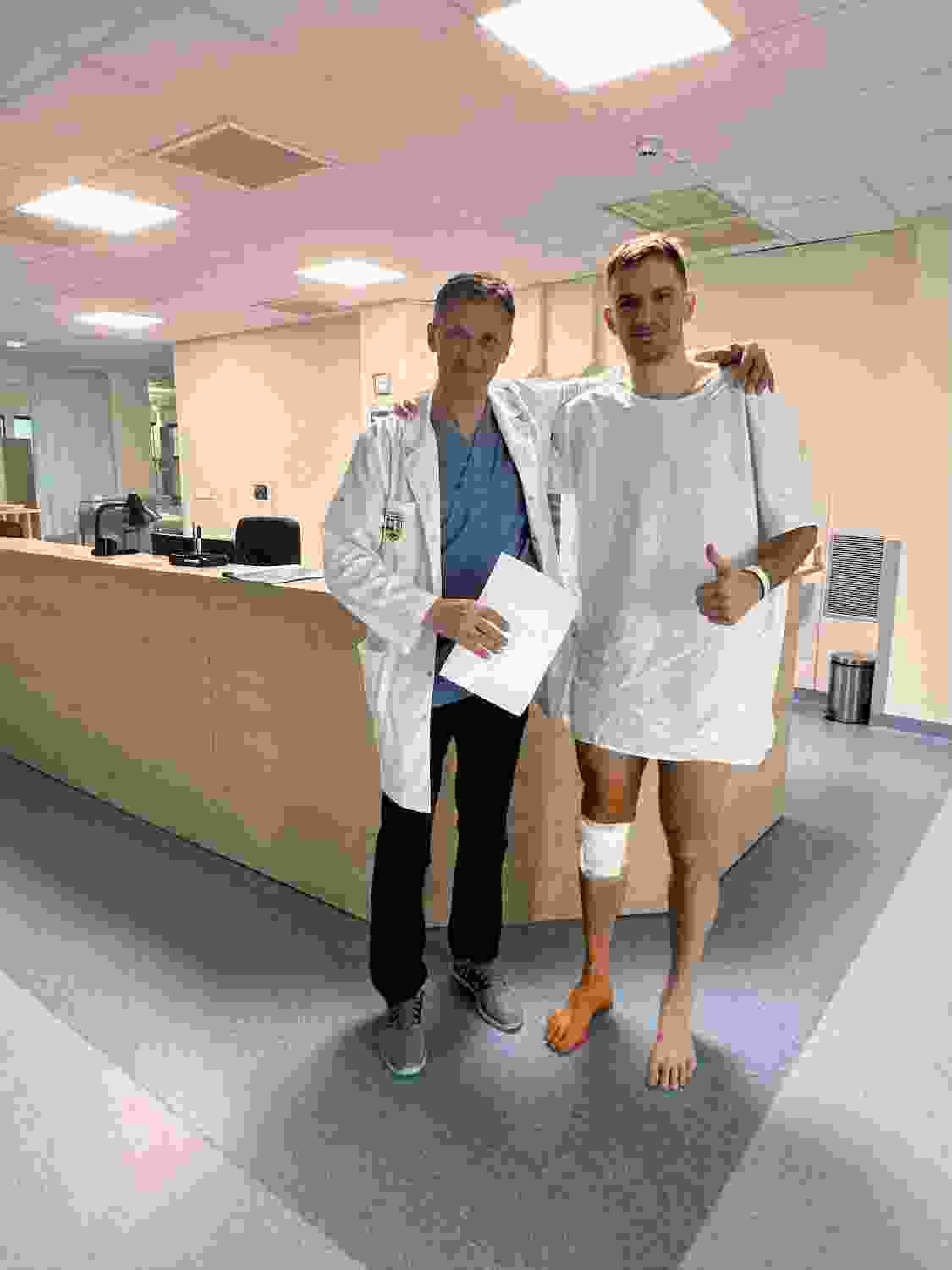 V. Kariniauskui atlikta kelio operacija