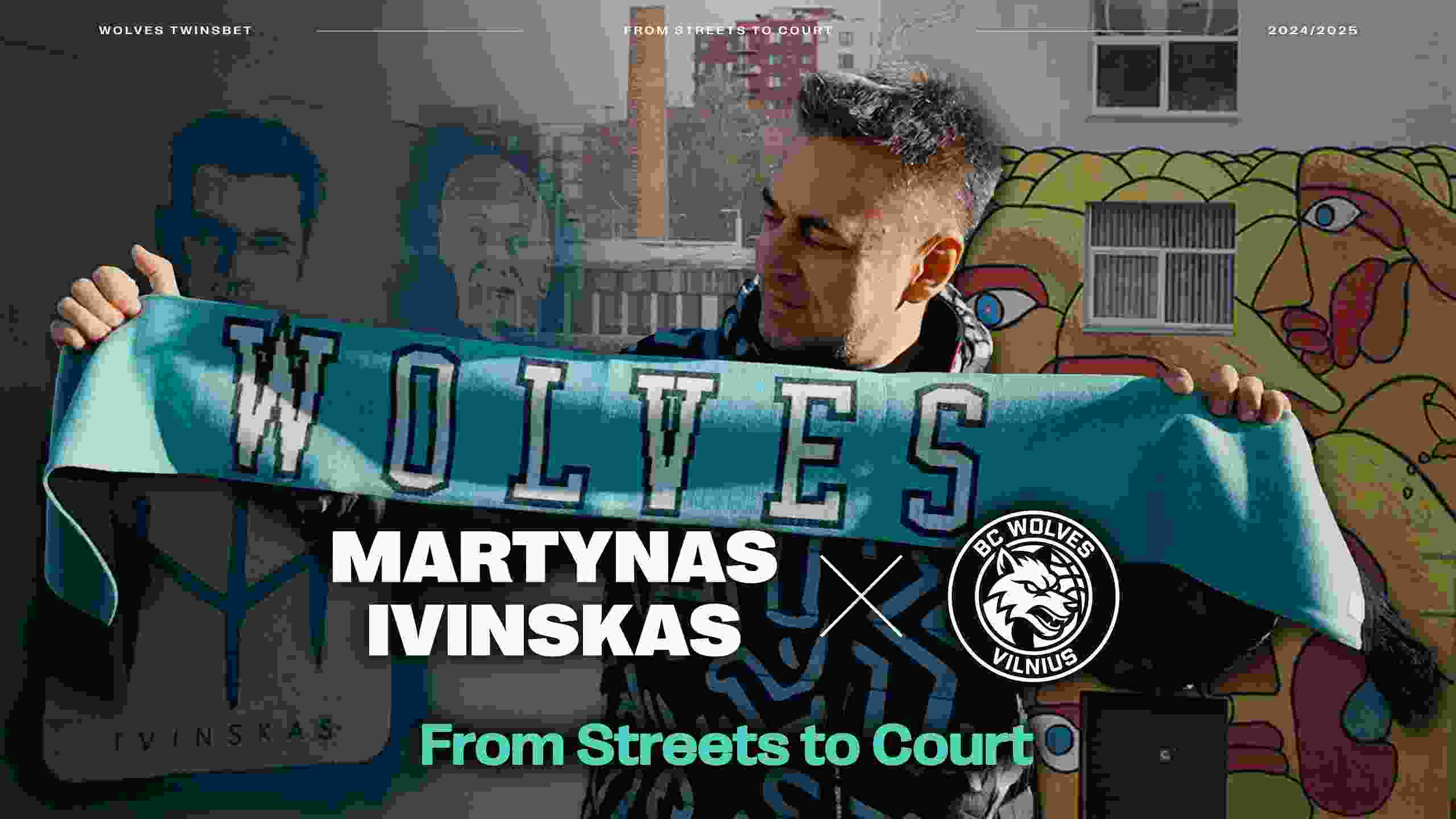 The artist behind the artwork featured on Wolves Twinsbet jerseys: I hope it will become a continuous project