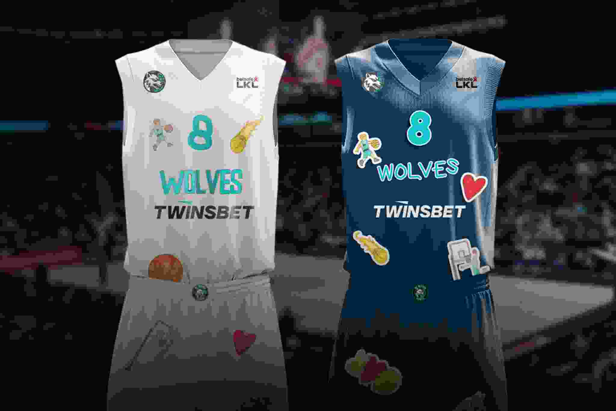 „Wolves Twinsbet“ rungtynėse su „Žalgiriu“ vilkės išskirtines aprangas